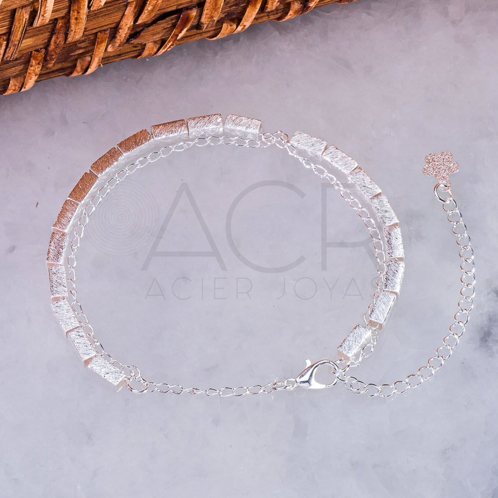 JP-41 | Pulsera Baño De Plata